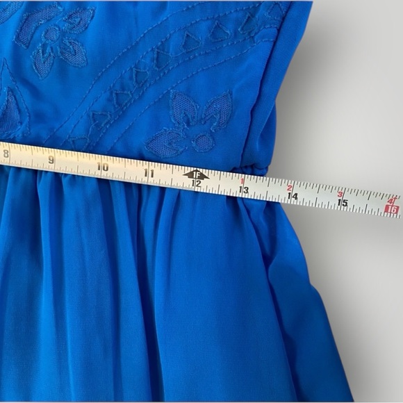 SO Girls Blue Dress Embroidery M - Picture 8 of 9